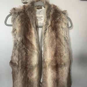Abercrombie Faux Fur Vest